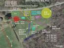 Site layout for the OCRA/DFMA 2011 FD operation. We tried to minimize coupling between antennae using the same bands.